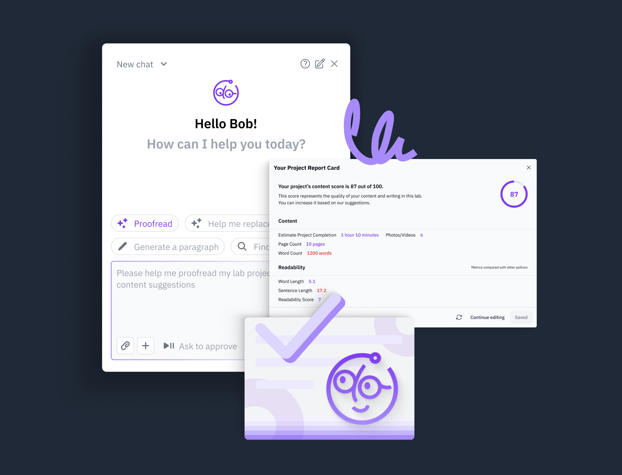 The redesigned SkillsNetwork editor with Ida chat, a project report card, and the Ida mascot mark on a dark canvas.