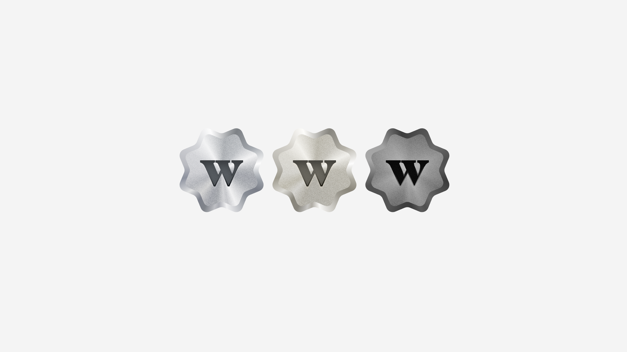 Wealthsimple tier badges — light mode, resting state.